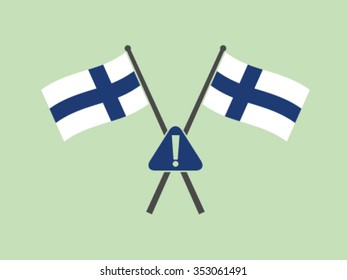 Finland Emblem Warning