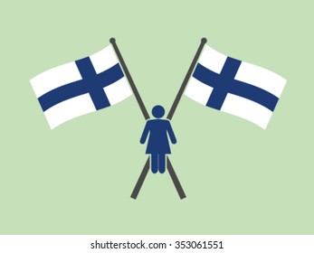 Finland Emblem Woman