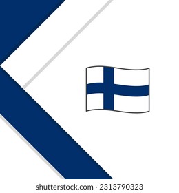 Finland Flag Abstract Background Design Template. Finland Independence Day Banner Social Media Post. Finland Illustration