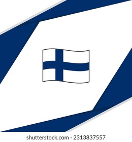 Finland Flag Abstract Background Design Template. Finland Independence Day Banner Social Media Post. Finland