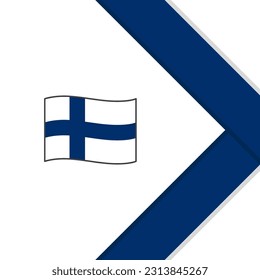 Finland Flag Abstract Background Design Template. Finland Independence Day Banner Social Media Post. Finland Cartoon