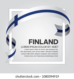 Finland flag background