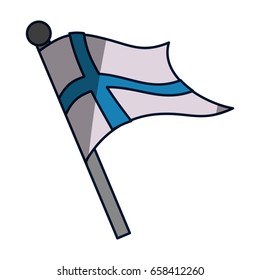 Finland flag emblem