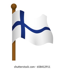 Finland flag emblem