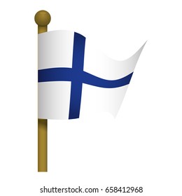 Finland flag emblem