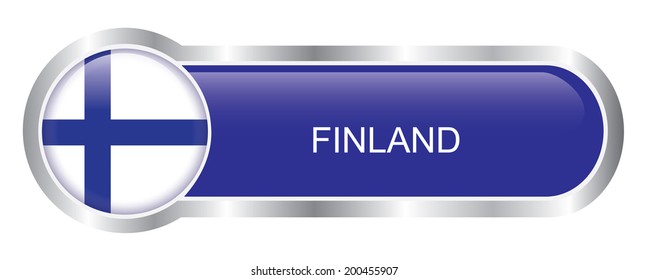 Finland Flag glossy banner