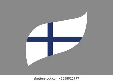 Finland flag, The flag of Finland, Flag of Finland national country symbol illustration Vector, Rectangle Finland flag illustration, Flat vector illustration
