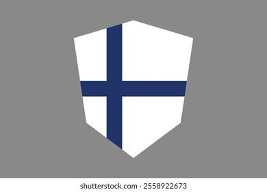 Finland flag sign, Finland flag vector graphic, Finland country flag is a symbol of freedom, National Finland flag, vector illustration
