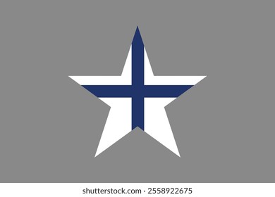 Finland flag sign, Finland flag vector graphic, Finland country flag is a symbol of freedom, National Finland flag, vector illustration
