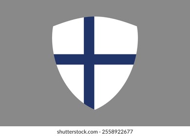 Finland flag sign, Finland flag vector graphic, Finland country flag is a symbol of freedom, National Finland flag, vector illustration
