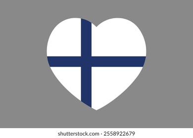 Finland flag sign, Finland flag vector graphic, Finland country flag is a symbol of freedom, National Finland flag, vector illustration
