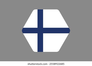 Finland flag sign, Finland flag vector graphic, Finland country flag is a symbol of freedom, National Finland flag, vector illustration
