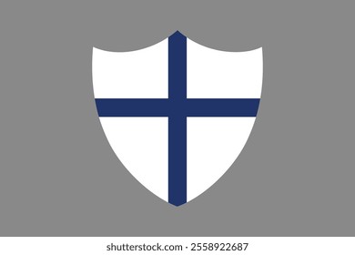 Finland flag sign, Finland flag vector graphic, Finland country flag is a symbol of freedom, National Finland flag, vector illustration
