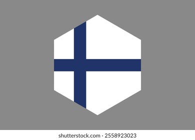 Finland flag sign, Finland flag vector graphic, Finland country flag is a symbol of freedom, National Finland flag, vector illustration
