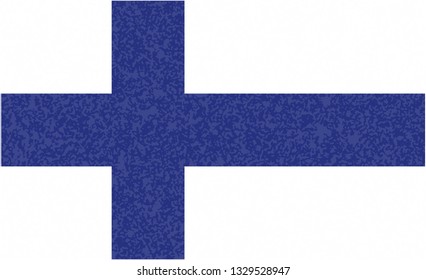 Finland  flag. Simple vector Finnish flag