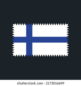 Finland Flag Vector. National Flag