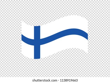 Finland flag waving national symbol country emblem state tricolor coat of arms