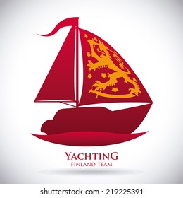 finland graphic design , vector illustration