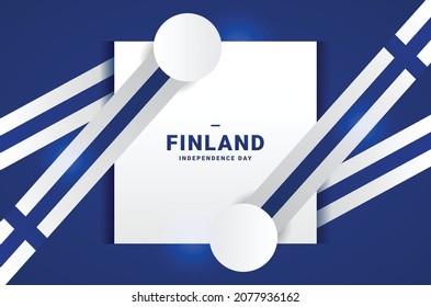 Finland Independence Day Design Background For Greeting Moment