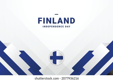 Fondo De Diseño Del Día De La Independencia De Finlandia Para El Momento De Saludo