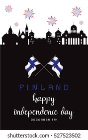 Finland Independence Day, Vector, Flag,