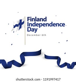 Finland Independence Day Vector Template Design Illustration
