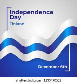 Finland Independence Day Vector Template Design Illustration