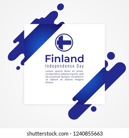 Finland Independence Day Vector Template Design Illustration