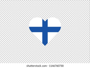 Finland love heart shape symbol Europe nordic