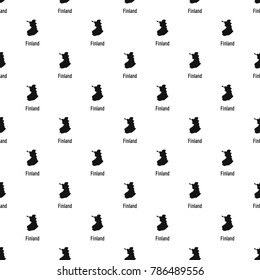 Finland map in black. Simple illustration of Finland map vector isolated on white background