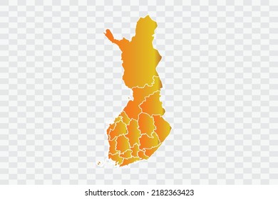 Finland Map Gold Dust Color on White Backgound png