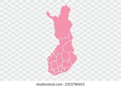 Finland Map  Rose Color Background quality files png