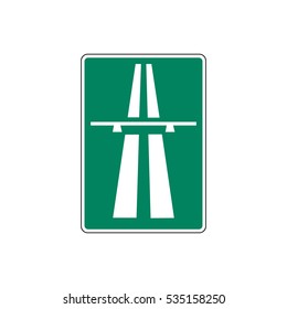 Finland Motorway Sign