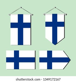 Finland national flag 