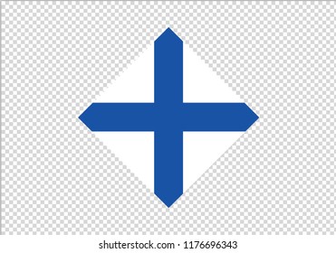 Finland outline map country diamond shape national borders