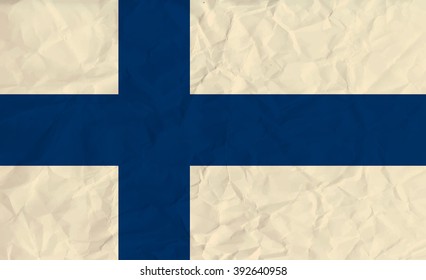 Finland  paper  flag
