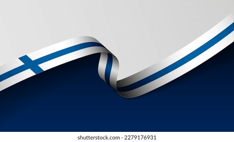 Fondo de la bandera de Finlandia. Elemento de impacto para el uso que desea hacer de él.