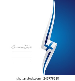 Finland right side brochure cover vector