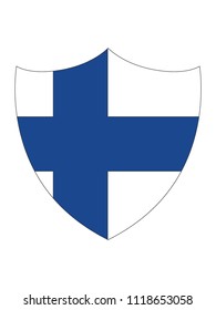 Finland Shield Flag