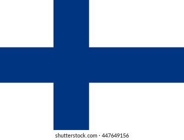 Finland Vector Flag