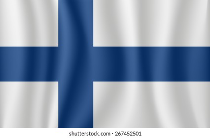 Finland waving flag