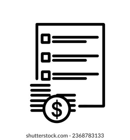 Finnancial Icon, True Black Icon