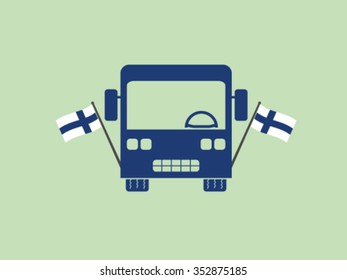 Finnish Bus Public Transportation