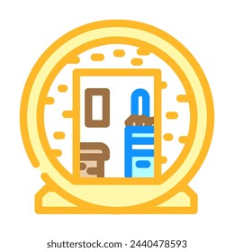 finnish sauna color icon vector. finnish sauna sign. isolated symbol illustration