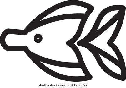 Fins Fish Animal Outline Icon