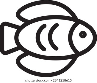 Fins Fish Animal Outline Icon