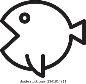 Fins Fish Animal Outline Icon