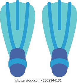 Fins vector icon. Can be used for printing, mobile and web applications.