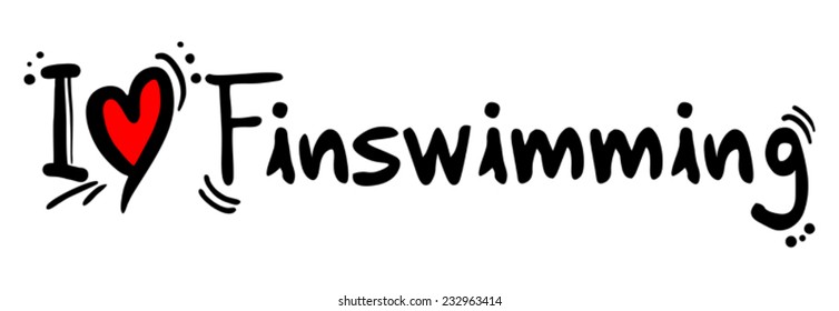 Finswimming love
