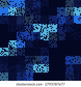 Fintech Block Grid vector background with crisp scalable linework for microstock and commercial design projects.